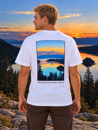 Emerald Bay Graphic T-Shirt  Lake Tahoe Scene